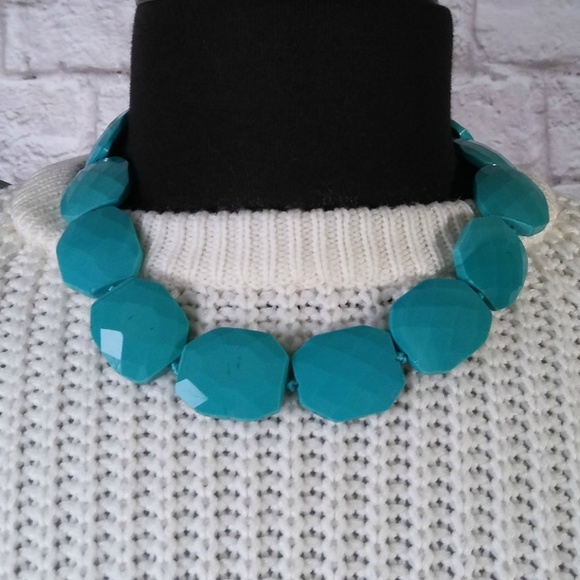 Vintage Jewelry - SALE! Cut Glass Vintage Statement Necklace